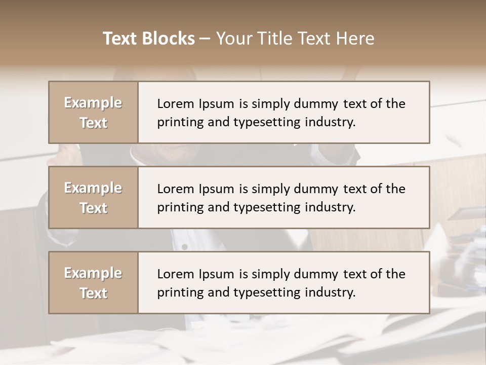 Miserable Man Tension PowerPoint Template
