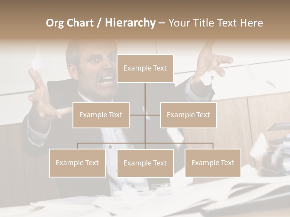 Miserable Man Tension PowerPoint Template