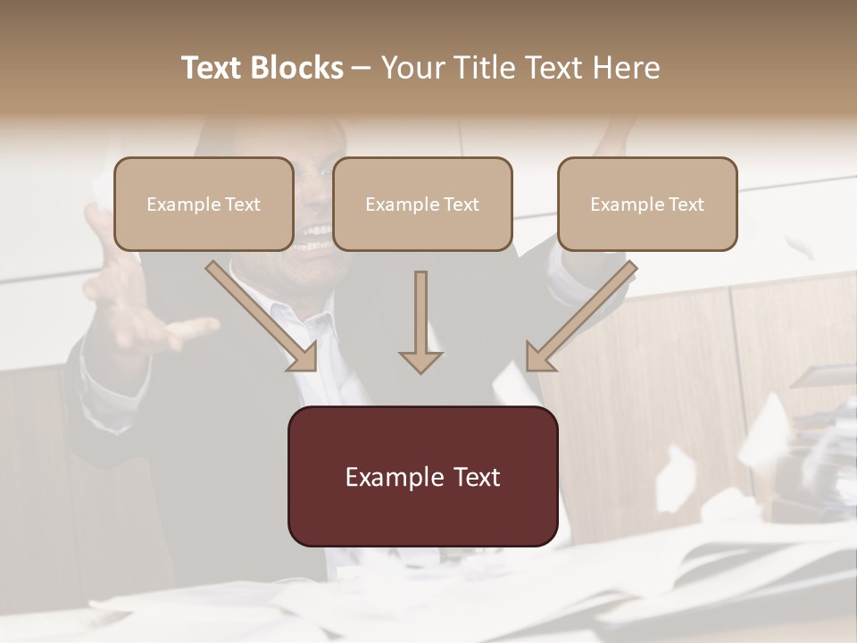Miserable Man Tension PowerPoint Template