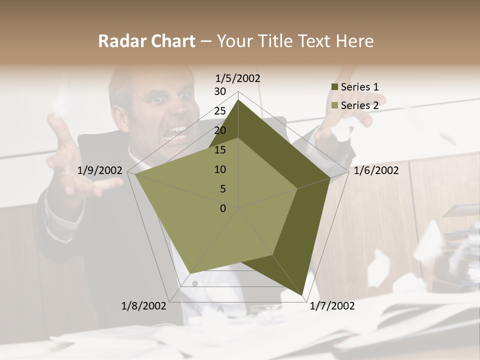 Miserable Man Tension PowerPoint Template