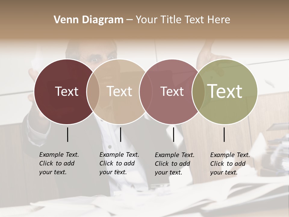 Miserable Man Tension PowerPoint Template