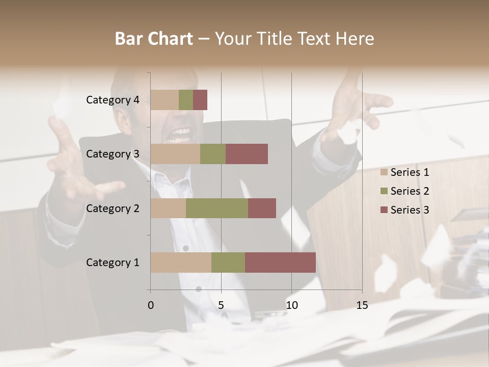 Miserable Man Tension PowerPoint Template