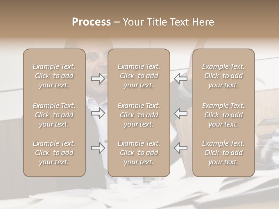 Miserable Man Tension PowerPoint Template