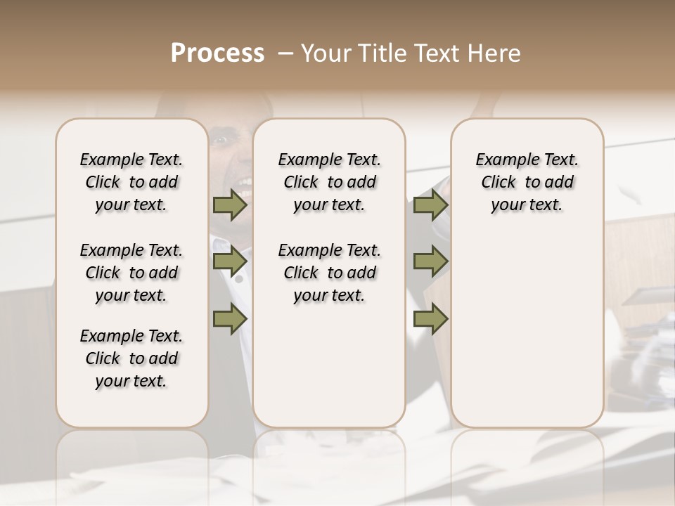 Miserable Man Tension PowerPoint Template