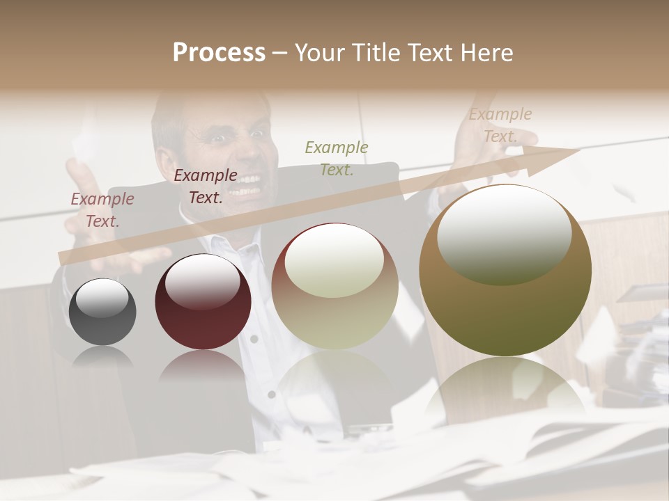 Miserable Man Tension PowerPoint Template