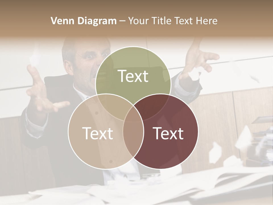 Miserable Man Tension PowerPoint Template