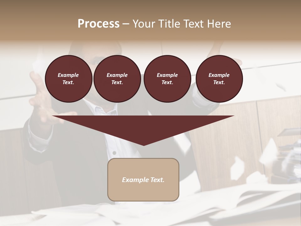 Miserable Man Tension PowerPoint Template