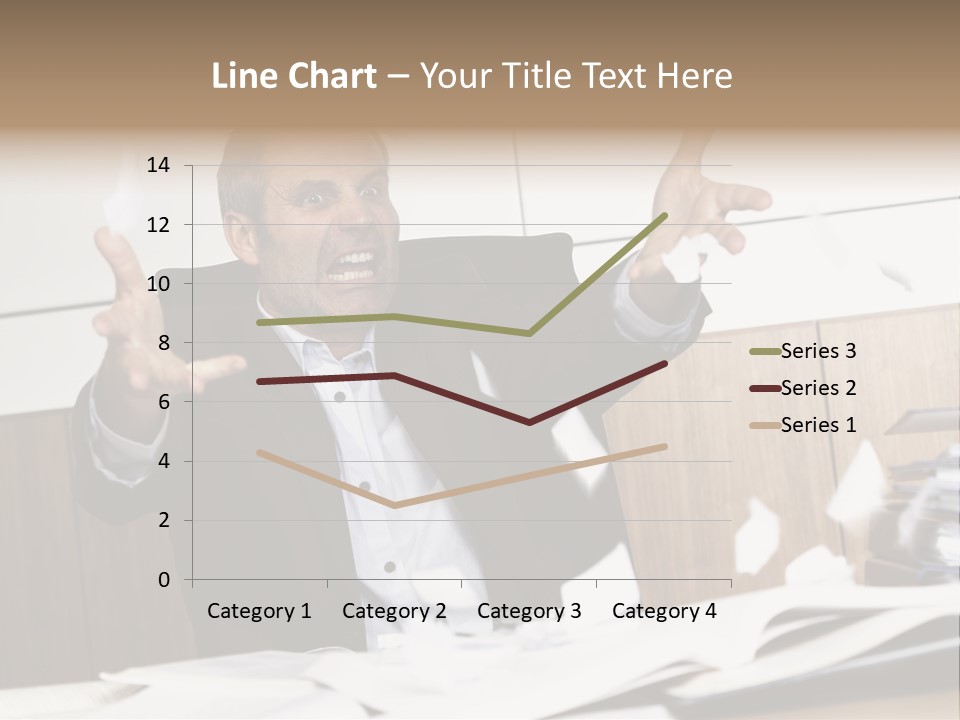 Miserable Man Tension PowerPoint Template