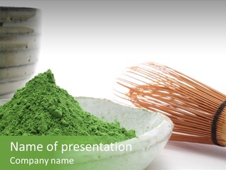 Green Beverage Culture PowerPoint Template