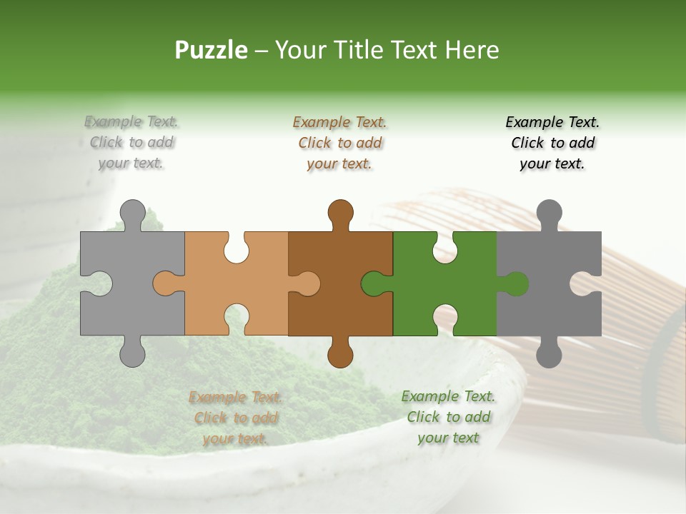 Green Beverage Culture PowerPoint Template