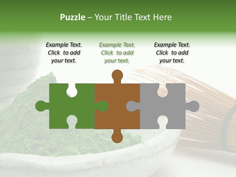 Green Beverage Culture PowerPoint Template