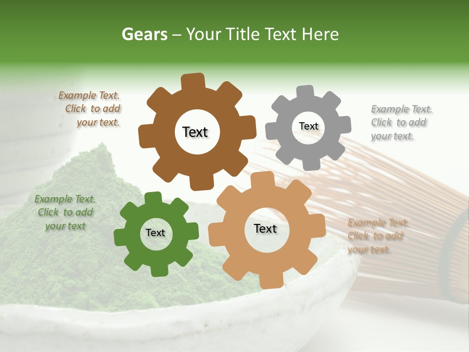 Green Beverage Culture PowerPoint Template