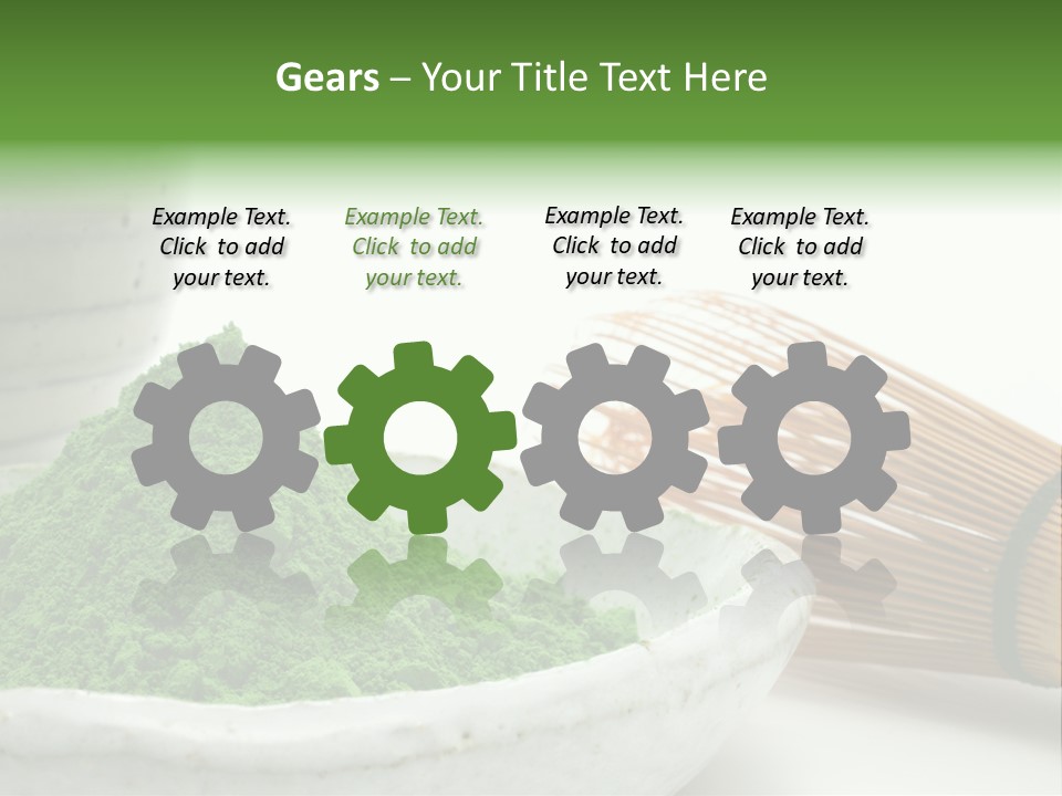 Green Beverage Culture PowerPoint Template