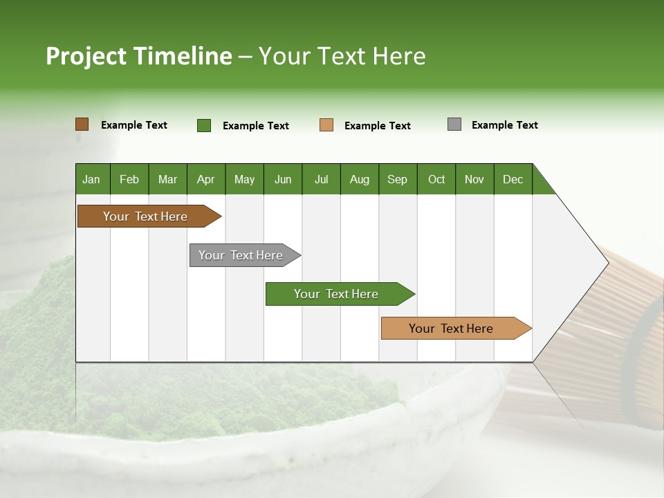 Green Beverage Culture PowerPoint Template