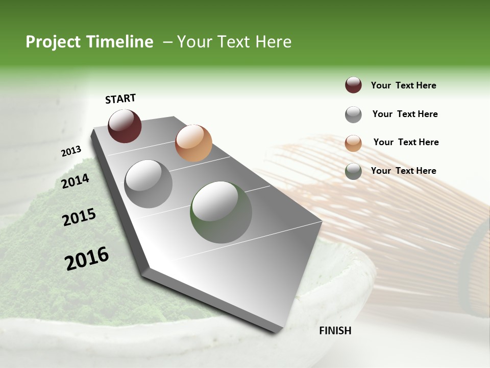 Green Beverage Culture PowerPoint Template