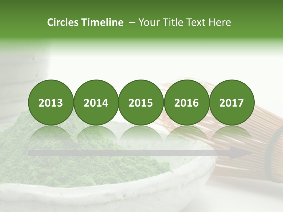 Green Beverage Culture PowerPoint Template