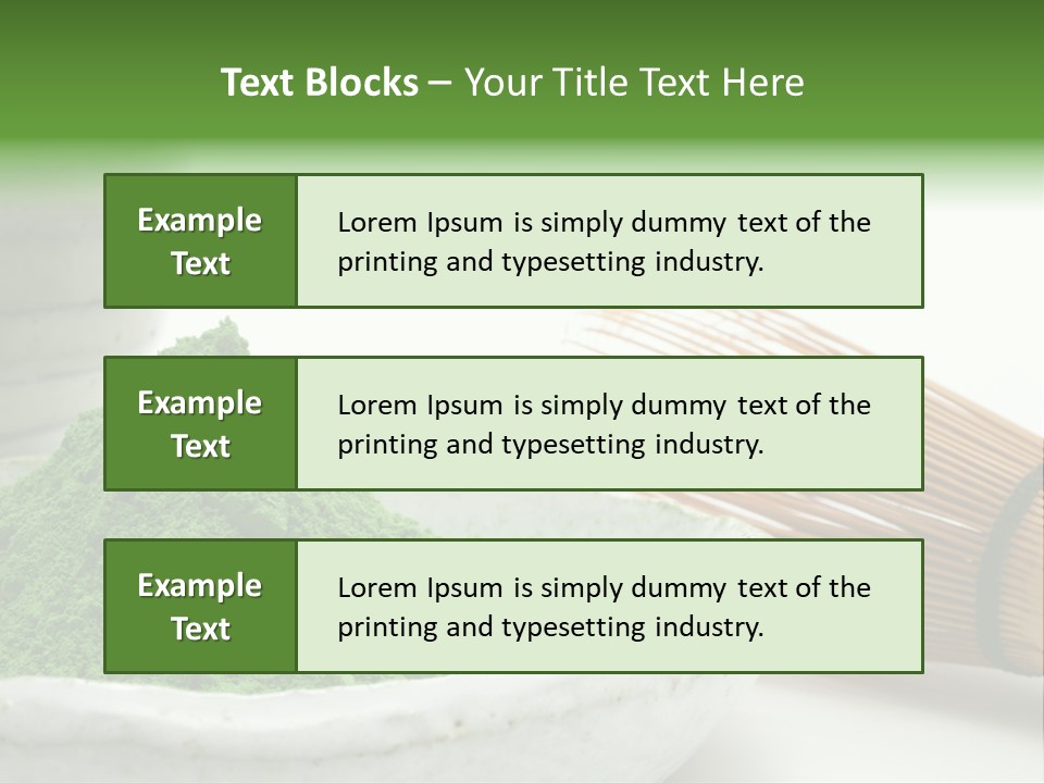 Green Beverage Culture PowerPoint Template