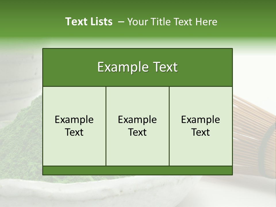 Green Beverage Culture PowerPoint Template
