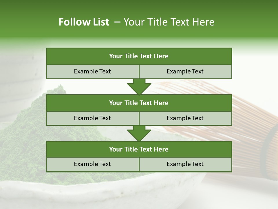 Green Beverage Culture PowerPoint Template