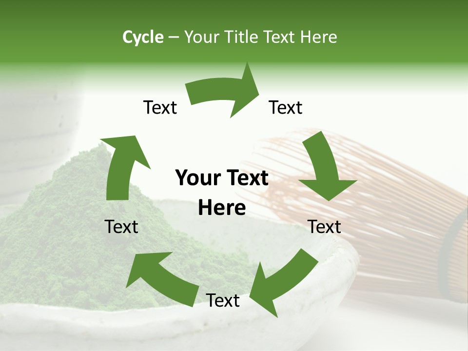 Green Beverage Culture PowerPoint Template