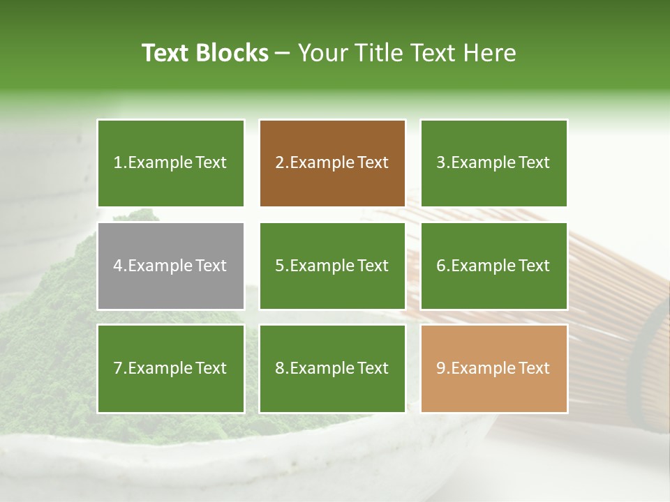 Green Beverage Culture PowerPoint Template