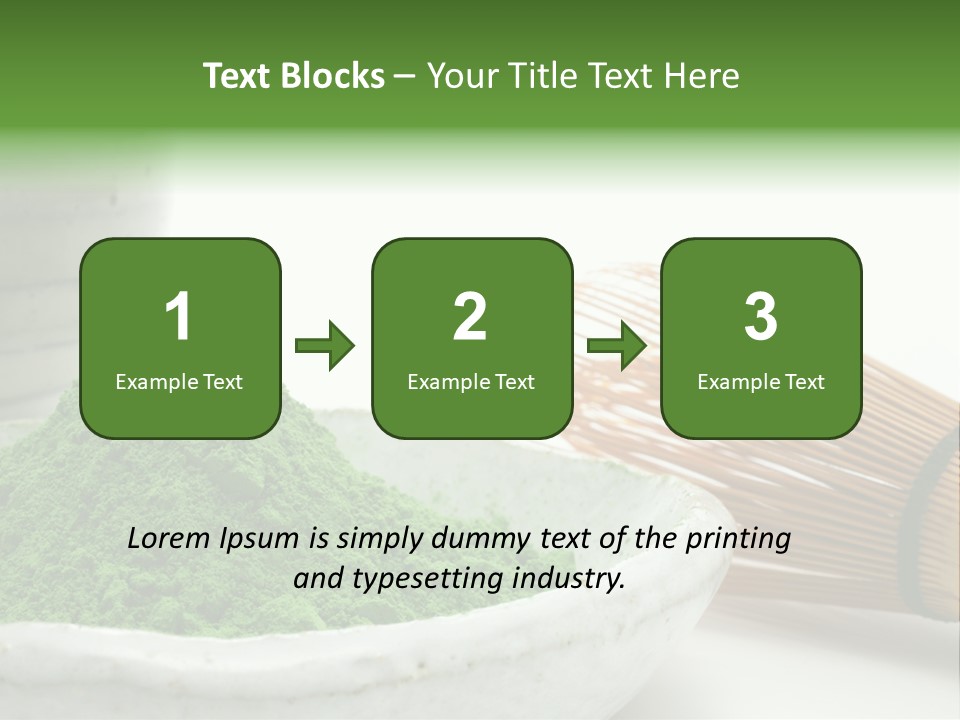 Green Beverage Culture PowerPoint Template