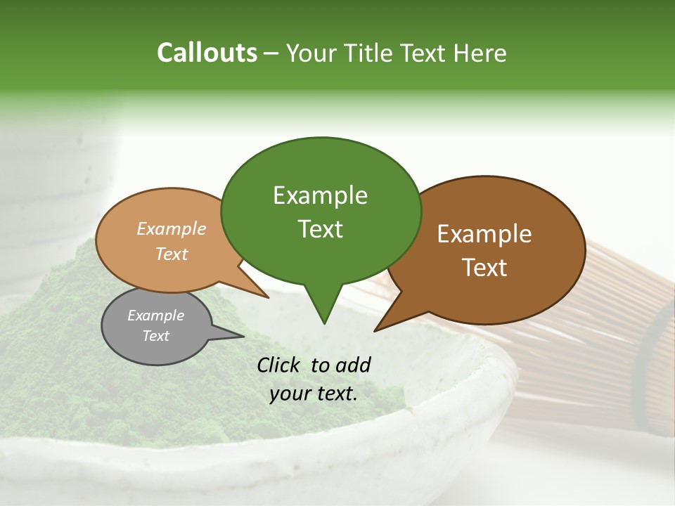 Green Beverage Culture PowerPoint Template