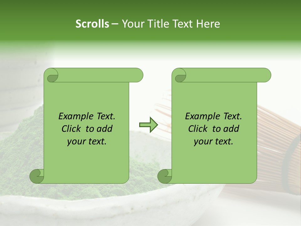 Green Beverage Culture PowerPoint Template