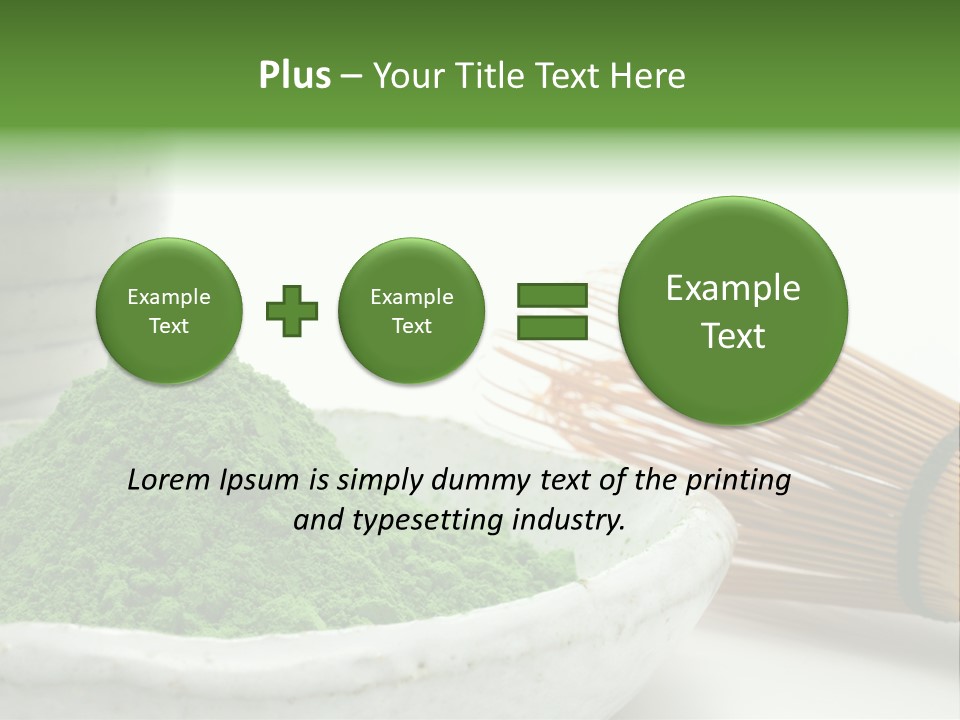Green Beverage Culture PowerPoint Template