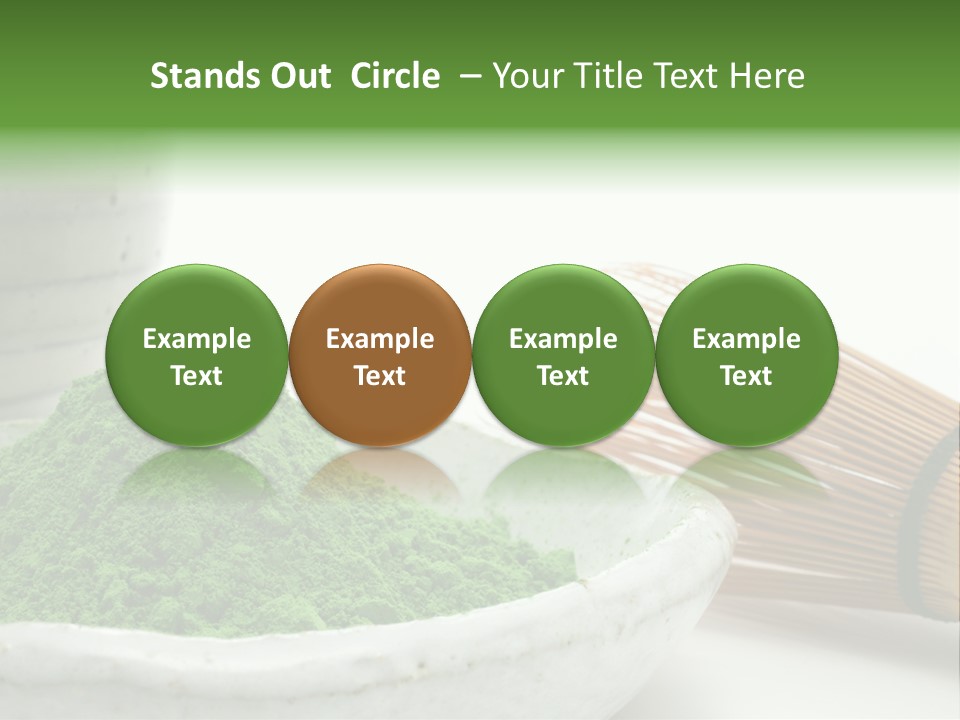 Green Beverage Culture PowerPoint Template