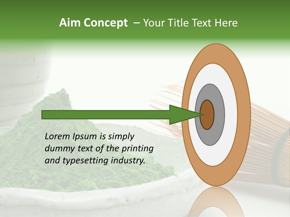 Green Beverage Culture PowerPoint Template