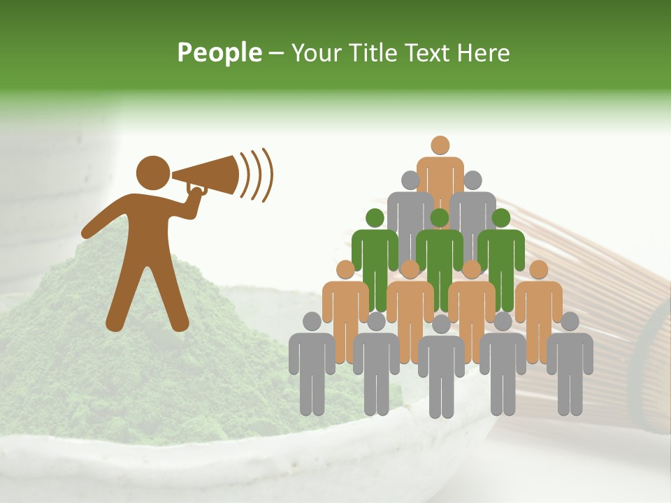 Green Beverage Culture PowerPoint Template