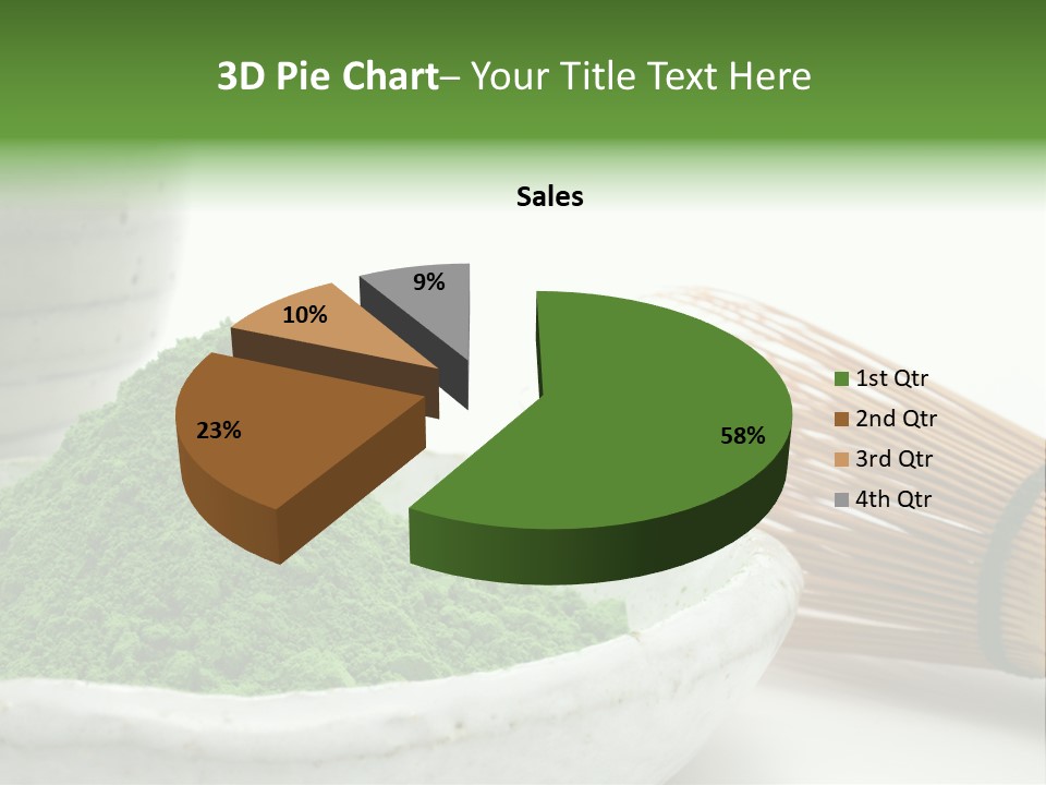 Green Beverage Culture PowerPoint Template