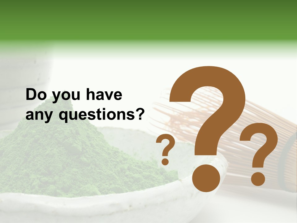 Green Beverage Culture PowerPoint Template