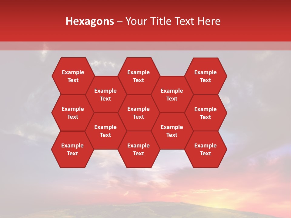 Desolate Sunlight Park PowerPoint Template