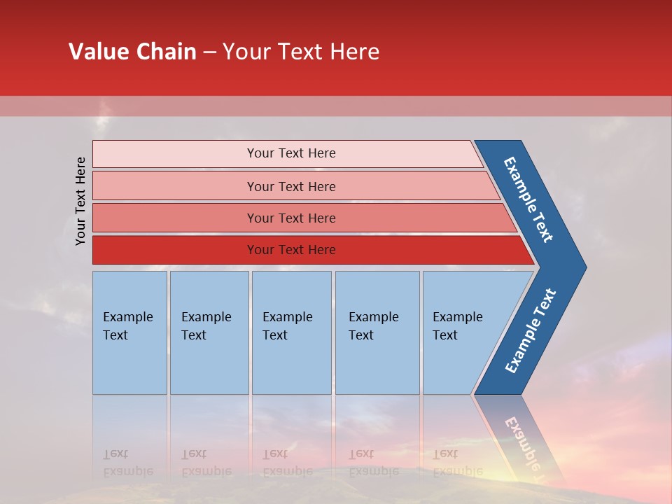 Desolate Sunlight Park PowerPoint Template