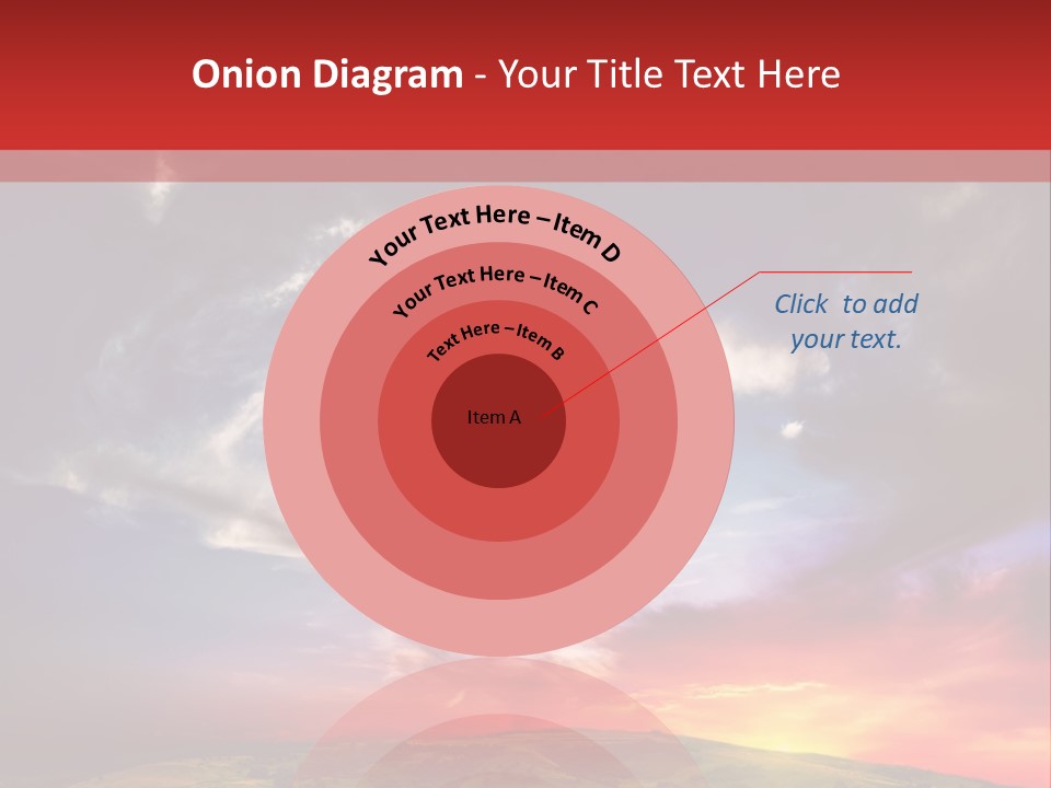 Desolate Sunlight Park PowerPoint Template