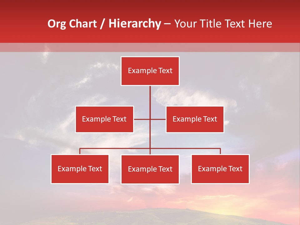 Desolate Sunlight Park PowerPoint Template