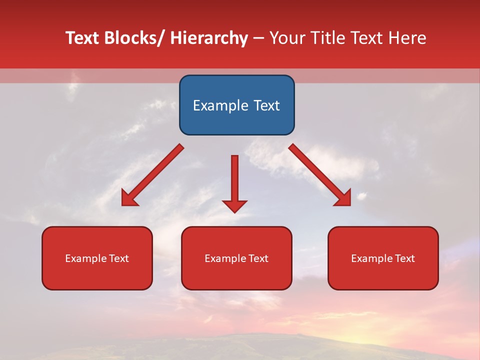 Desolate Sunlight Park PowerPoint Template