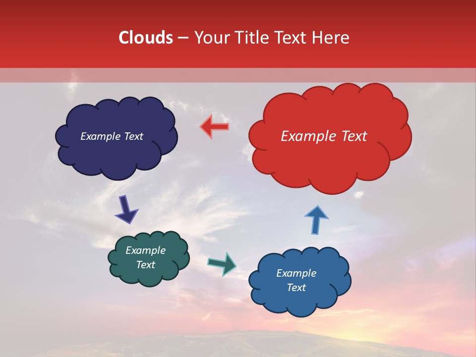 Desolate Sunlight Park PowerPoint Template