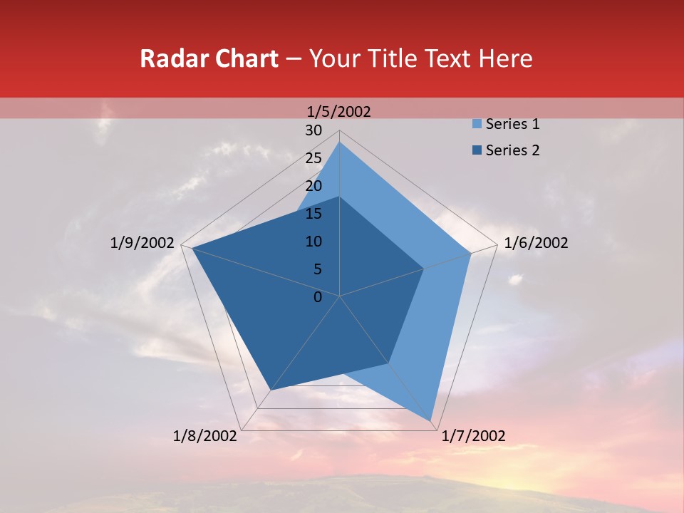 Desolate Sunlight Park PowerPoint Template