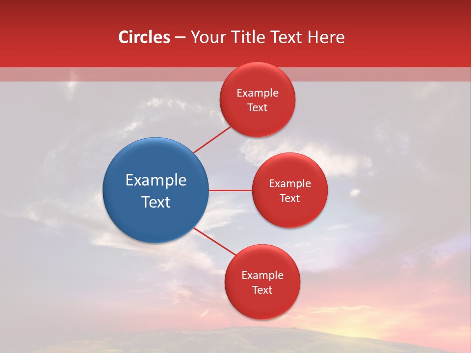 Desolate Sunlight Park PowerPoint Template