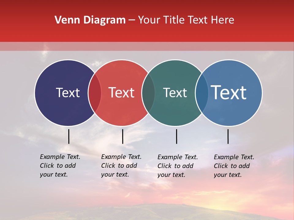 Desolate Sunlight Park PowerPoint Template