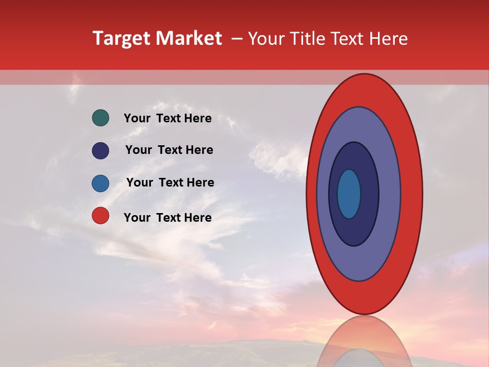 Desolate Sunlight Park PowerPoint Template