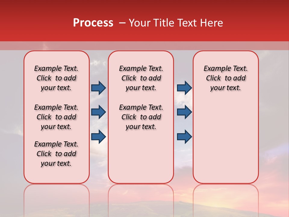 Desolate Sunlight Park PowerPoint Template