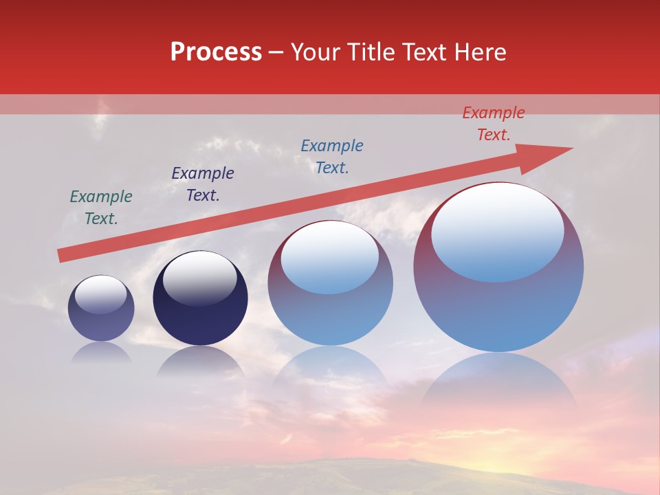 Desolate Sunlight Park PowerPoint Template