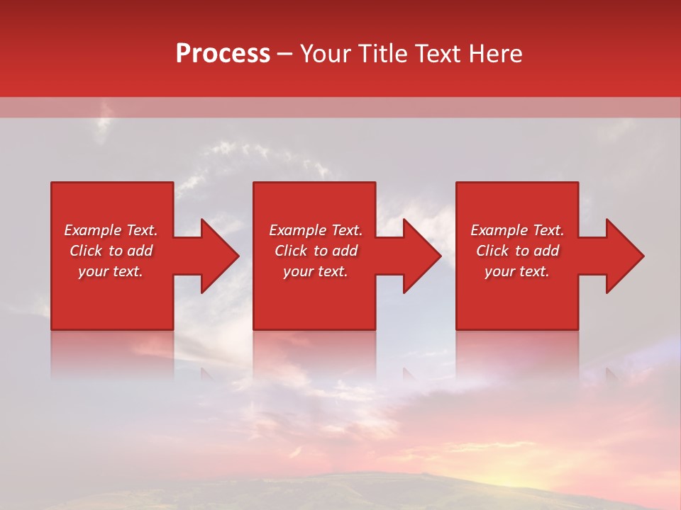Desolate Sunlight Park PowerPoint Template