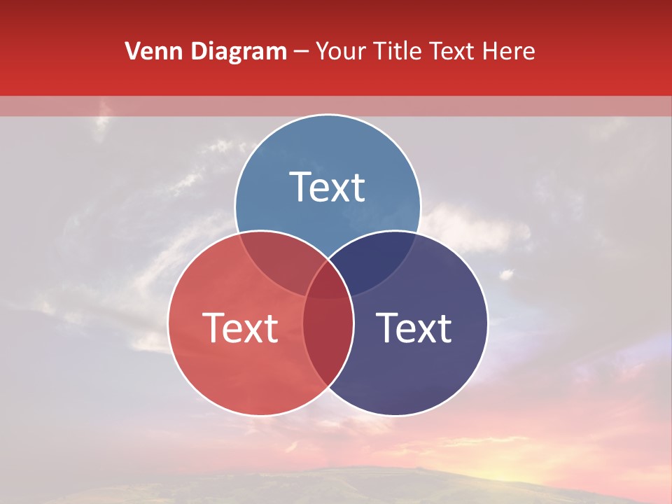 Desolate Sunlight Park PowerPoint Template