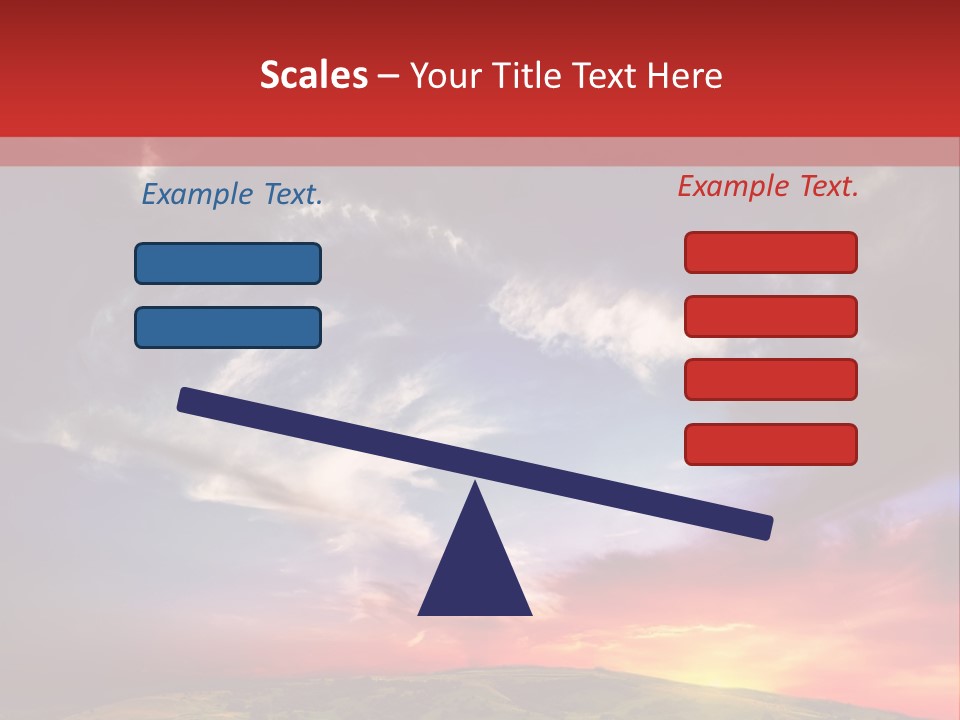 Desolate Sunlight Park PowerPoint Template