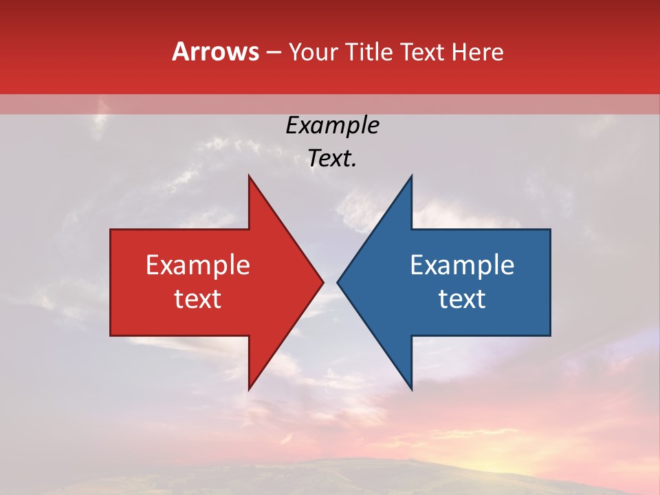 Desolate Sunlight Park PowerPoint Template